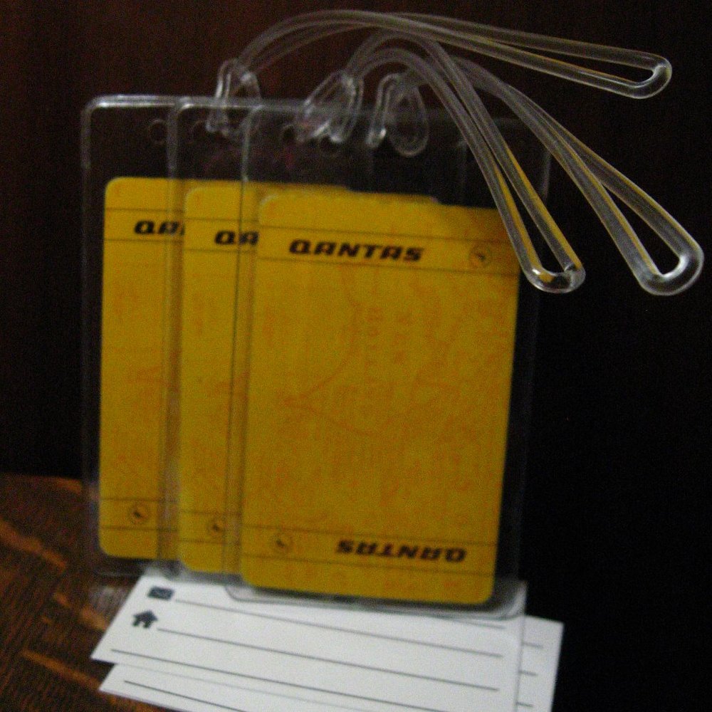 Qantas Australia Airways Vintage Playing Card Luggage Tags (3)